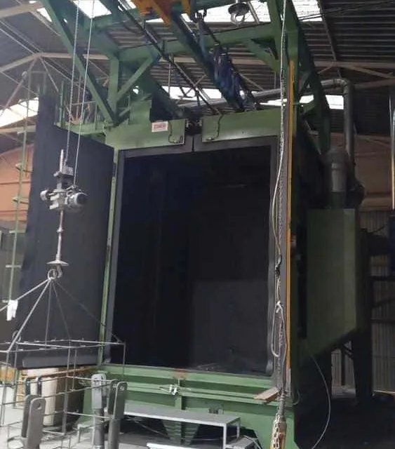 proceso granallado automático